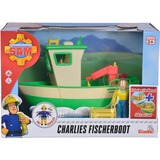 Simba Feuerwehrmann Sam - Charlies Fischerboot mit Figur, Spielfahrzeug 