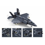 Sluban ModelBricks F-35B Lightning II Jagdflugzeug, Konstruktionsspielzeug 