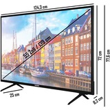 Telefunken XU55K700, LED-Fernseher 139 cm(55 Zoll), schwarz, UltraHD/4K, Triple Tuner, SmartTV