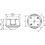Theben theMova S360-100 AP WH, Bewegungsmelder weiß