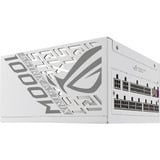 ASUS ROG Strix 1000W Platinum White Edition (ROG Equalizer), PC-Netzteil weiß, 1x 12 Pin High Power GPU, 4x PCIe, Kabelmanagement, 1000 Watt