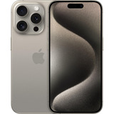 Apple iPhone 15 Pro 256GB Generalüberholt, Handy Titan Natur, iOS