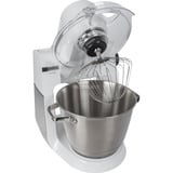 Bosch MUM6EW22 Küchenmaschine weiß/edelstahl, 1.600 Watt, Serie 6, Patisserie-Set, Mixaufsatz