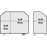 Broil King Crown Pellet 400 Select Exact-Fit Schutzhülle, Schutzhaube schwarz