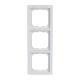 Busch-Jaeger Rahmen dreifach mit senkrechter Beschriftung weiß, Retail
