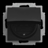 Busch-Jaeger Steckdosen Einsatz 20 EUCKBD 915 schwarz, Retail