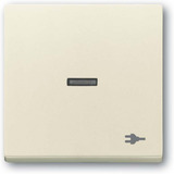 Busch-Jaeger Wippe mit Aufdruck weiß, Retail