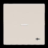 Busch-Jaeger Wippe mit Aufdruck weiß, Retail