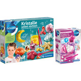 Clementoni Bundle Kristalle selbst züchten Schmuck, Set 