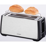 Cloer King-Size-Toaster 3579 edelstahl/schwarz, 1.800 Watt, für 4 XXL-Toastscheiben