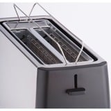 Cloer King-Size-Toaster 3579 edelstahl/schwarz, 1.800 Watt, für 4 XXL-Toastscheiben