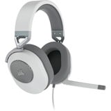 Corsair HS65 SURROUND, Gaming-Headset weiß/grau, Klinke