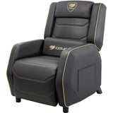 Cougar Gaming-Sofa Ranger Pro Royal, Gaming-Stuhl schwarz/gold, Seitentisch, USB-C Ladeport