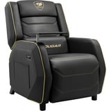 Cougar Gaming-Sofa Ranger Pro Royal, Gaming-Stuhl schwarz/gold, Seitentisch, USB-C Ladeport