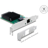 DeLOCK PCI Express x1 Karte zu 1xRJ45 10 Gigabit LAN RTL8127, LAN-Adapter 