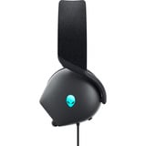 Dell Alienware AW520H Lunar Light, Gaming-Headset schwarz/hellgrau, kabelgebundenes Gamingheadset (USB, 3,5 mm Stecker)