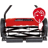 EINHELL Hand-Rasenmäher GE-HM 38 S, Spindelmäher rot/schwarz