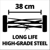 EINHELL Hand-Rasenmäher GE-HM 38 S, Spindelmäher rot/schwarz