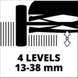 EINHELL Hand-Rasenmäher GE-HM 38 S, Spindelmäher rot/schwarz
