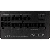 FSP MEGA GM 1000W, PC-Netzteil schwarz/weiß, 1x 12-Pin High Power GPU, 3x PCIe, Kabelmanagement, 1000 Watt