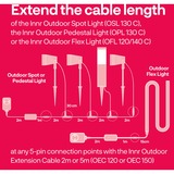INNR Outdoor Extension Kabel OEC 150, 5 Meter, Verlängerungskabel schwarz, für Outdoor Spot Lights, Outdoor Pedestal Lights, Outdoor Flex Light