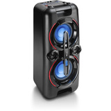 Karcher PS 4460, Lautsprecher schwarz, Party-Lautsprecher, Bluetooth, Beleuchtung, Mikrofon, UKW, Akku