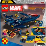 LEGO 76281 Marvel Super Heroes X-Jet der X-Men, Konstruktionsspielzeug 