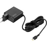 Lenovo 65W USB-C Stecker-Ladegerät EU schwarz, PD 3.0