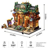 Lumibricks Steampunk Time Rift Bibliothek, Konstruktionsspielzeug 