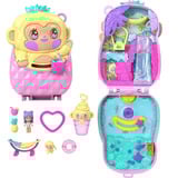 Mattel Polly Pocket Ananas Äffchen Spielschatulle, Puppenhaus 