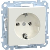 Merten Schutzkontakt-Steckdose mit Steckklemme, Unterputz, 16 Ampere, 250 Volt, System M weiß (matt), Retail