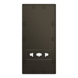 Merten Zentralplatte Moccametall Rasiersteckdose metallisch mocca, Retail