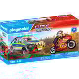 PLAYMOBIL 71875 City Action Verfolgungsjagd mit Polizei Pick-Up, Konstruktionsspielzeug 