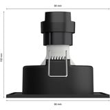 Philips HUE White & Color Ambiance Centura Einbauspot, LED-Leuchte weiß, eckig