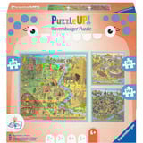 Ravensburger Puzzle UP! Geschichte - Steinzeit, Altes Rom, Mittelalter 100, 121 und 144 Teile