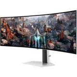 SAMSUNG Odyssey S49CG934SUX, OLED-Monitor 124 cm (49 Zoll), silber/schwarz, UWQHD, OLED, HDMI, DisplayPort, USB, 240Hz Panel