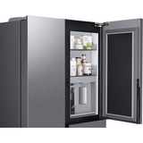 SAMSUNG RH6ACG892DS9EG, Side-by-Side edelstahl, Food Showcase Tür, AI Energy Mode, Smart Conversion, Festwasseranschluss