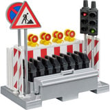 bruder 62009 Verkehrssicherungsset mit Ampel 