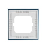 0 Abdeckrahmen 1-fach blau, Retail