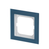 0 Abdeckrahmen 1-fach blau, Retail