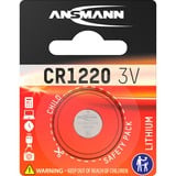 Ansmann Lithium Knopfzelle CR-1220, Batterie silber