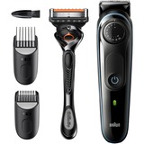 Braun BeardTrimmer 5 BT5340, Bartschneider schwarz/blau