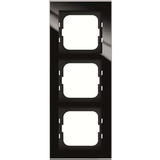 Busch-Jaeger Abdeckrahmen 3-fach, Abdeckung schwarz, Retail