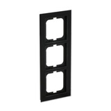 Busch-Jaeger Abdeckrahmen 3-fach, Abdeckung schwarz, Retail