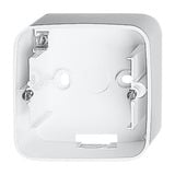 Busch-Jaeger Aufputzgehäuse eine Einheit weiß weiß, Retail