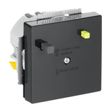 Busch-Jaeger Fehlerstromschutzschalter Unterputzeinsatz 3151 UC-81, Steckdose anthrazit, Retail