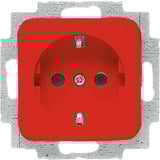 Busch-Jaeger Schutzkontakt-Steckdose Einsatz 20 EUC-217-101 rot, Retail