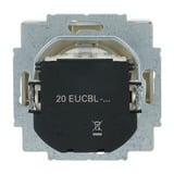 Busch-Jaeger Schutzkontaktsteckdose mit LED Kontrolllicht aluminium, Retail