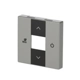 Busch-Jaeger Zentralscheibe RTR, Abdeckung edelstahl, Retail