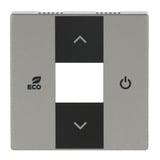 Busch-Jaeger Zentralscheibe RTR, Abdeckung edelstahl, Retail